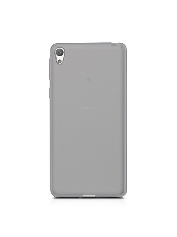 Sony Xperia E5 Kılıf Soft Silikon Şeffaf-Siyah Arka Kapak…