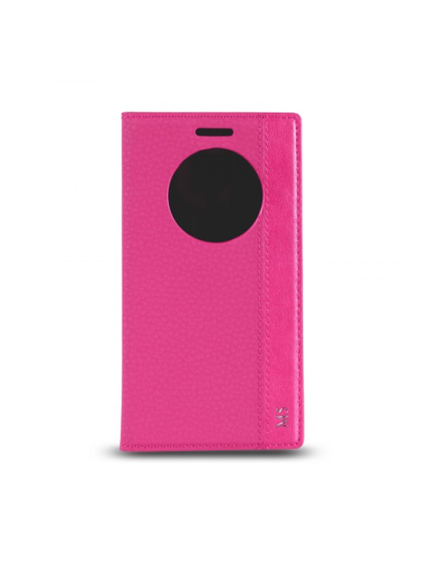 Sony Xperia M5 Gizli Mıknatıslı Pencereli Magnum Kılıf Pembe…