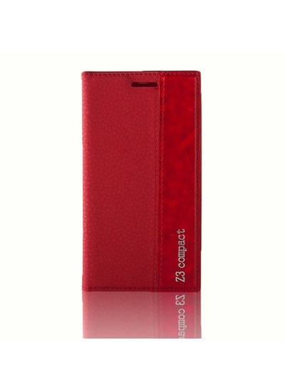 Sony Xperia Z3 Compact Gizli Mıknatıslı Magnum Kılıf Kırmızı