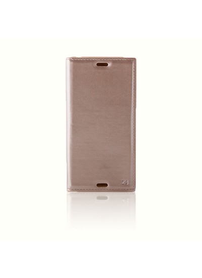 Sony Xperia Z4 Gizli Mıknatıslı Premium Magnum Kılıf Gold