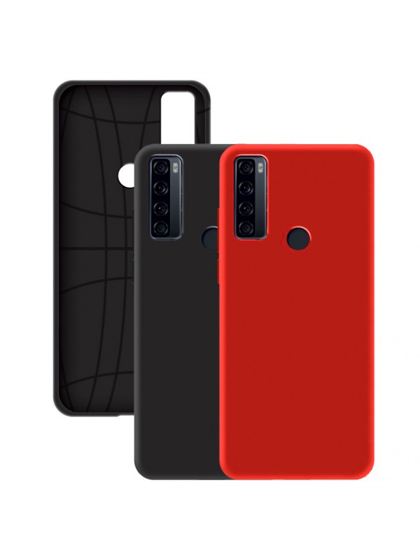 TCL 20SE Kılıf FitCase PremiumS Silikon Arka Kapak…