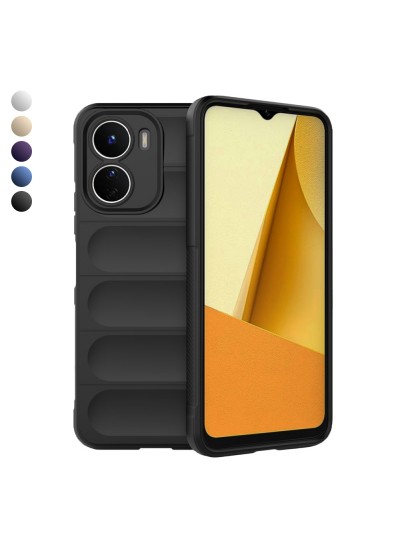 Vivo Y16 Kılıf Optimum Lens Çerçeveli Silikon Kapak