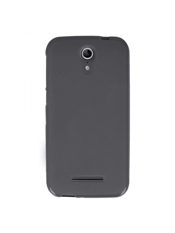 Vodafone Smart 4 Power 985 Kılıf Soft Silikon Şeffaf/Siyah Arka Kapak…
