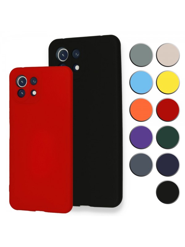 Xiaomi Mi 11 Lite Kılıf Kamera Korumalı Lansman Silikon Kapak…