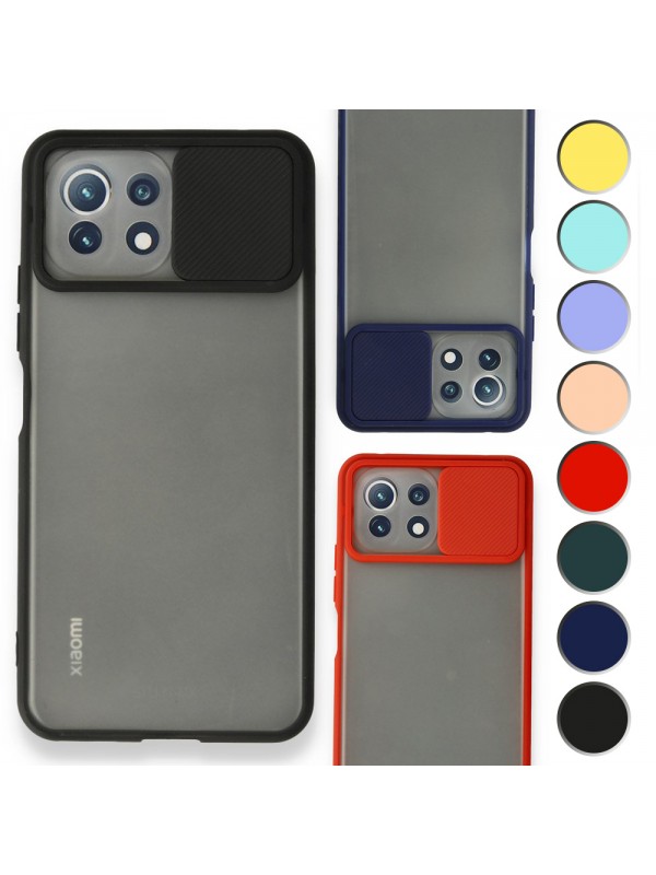 Xiaomi Mi 11 Lite Kılıf Palm Kamera Koruma Kapaklı Silikon…