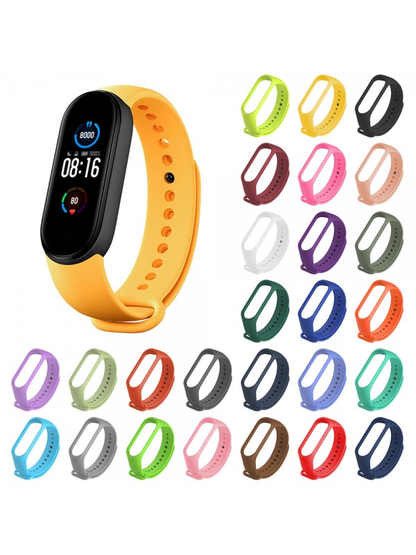 Xiaomi Mi Band 3 / 4 / 5 Akıllı Bileklik için Yedek Silikon Kordon…