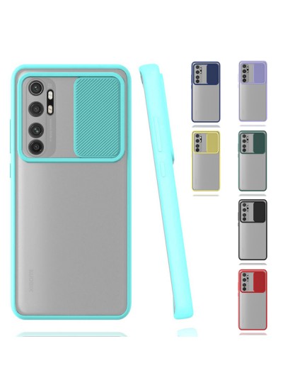 Xiaomi Mi Note 10 Lite Kılıf Palm Kamera Koruma Kapaklı Silikon