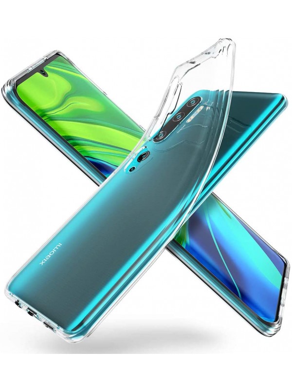Xiaomi Mi Note 10 Pro Kılıf FitCase Toz Koruma Tıpalı Şeffaf Arka Kap…