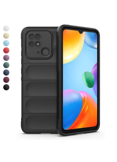 Xiaomi Redmi 10C / Poco C40 Kılıf Optimum Lens Çerçeveli Silikon Kapak