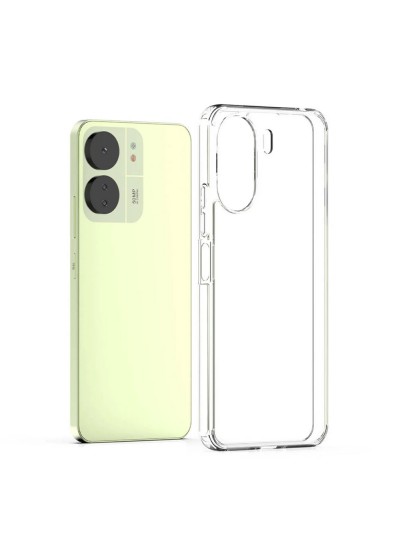Xiaomi Redmi 13C Kılıf Silikon Şeffaf Arka Kapak