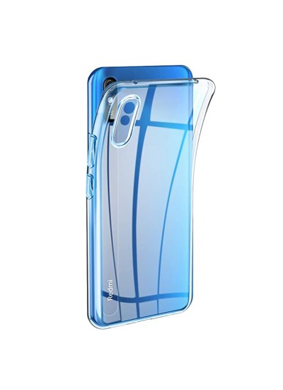 Xiaomi Redmi 9A Kılıf FitCase Toz Koruma Tıpalı Şeffaf Arka Kapak