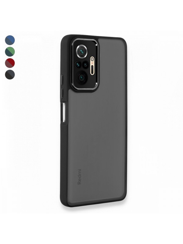 Xiaomi Redmi Note 10 Pro 4G Kılıf Freya Lazer Lens Kamera Çerçeveli Si…