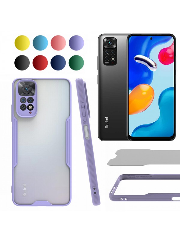 Xiaomi Redmi Note 11 / 11S Kılıf Platin Matte Silikon Arka Kapak…