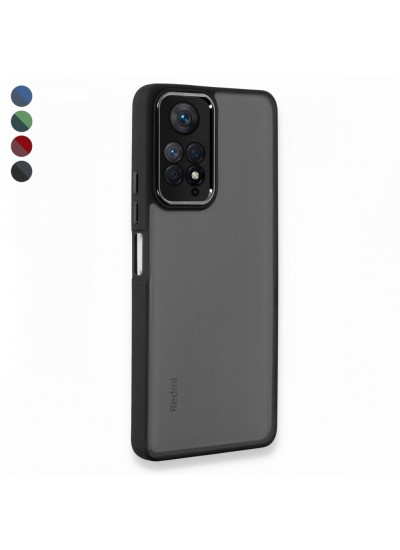 Xiaomi Redmi Note 11 Pro 4G Kılıf Freya Lazer Lens Kamera Çerçeveli Silikon Kapak