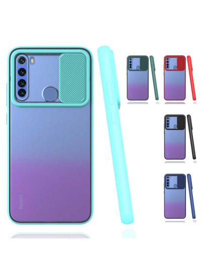 Xiaomi Redmi Note 8 Kılıf Palm Kamera Koruma Kapaklı Silikon