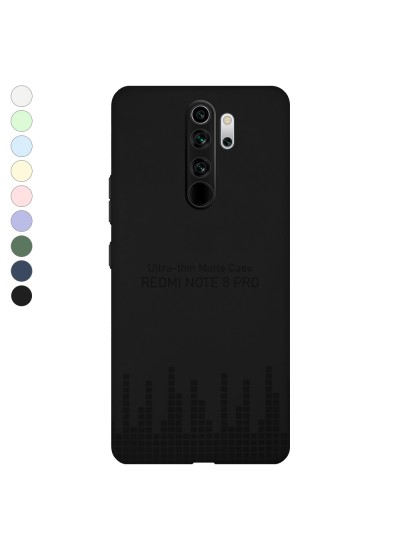 Xiaomi Redmi Note 8 Pro Kılıf Kamera Korumalı Mat Ultra İnce Kapak