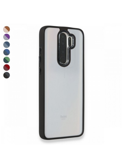 Xiaomi Redmi Note 8 Pro Kılıf Luna Lens Kamera Çerçeveli Silikon Kapak