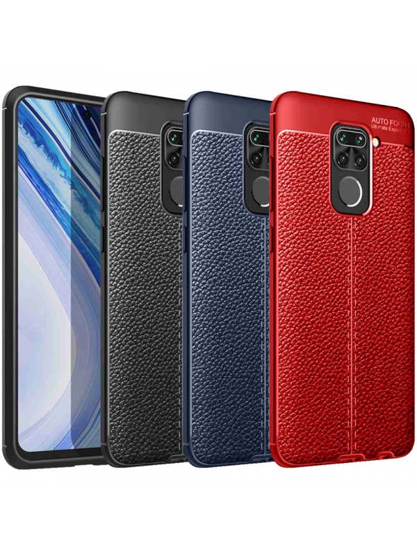 Xiaomi Redmi Note 9 Kılıf Focus Deri Desen Silikon Arka Kapak…