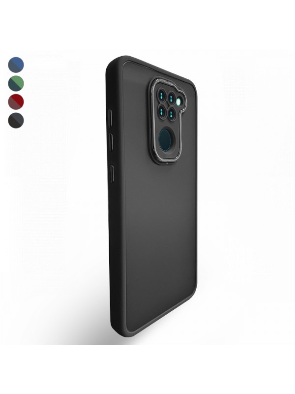 Xiaomi Redmi Note 9 Kılıf Freya Lazer Lens Kamera Çerçeveli Silikon Ka…