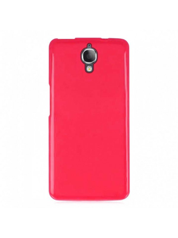 Alcatel IDOL X+ Kılıf Soft Silikon Pembe Kapak…