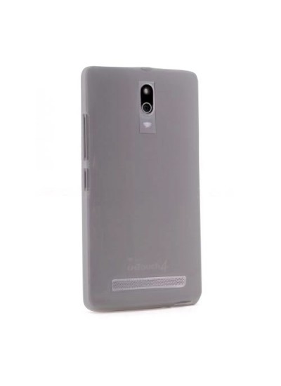 Avea InTouch 4 Kılıf Soft Silikon Şeffaf/Siyah Arka Kapak
