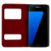Daphne Samsung S7 (G930) Deri Gizli Mıknatıslı Pencereli Kılıf Daphne Samsung S7 (G930) Deri Gizli Mıknatıslı Pencereli Kılıf