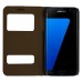 Daphne Samsung S7 (G930) Deri Gizli Mıknatıslı Pencereli Kılıf Daphne Samsung S7 (G930) Deri Gizli Mıknatıslı Pencereli Kılıf