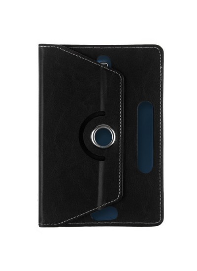 FitCase 7 inç Universal 360 Derece Dönen Standlı Kılıf Siyah
