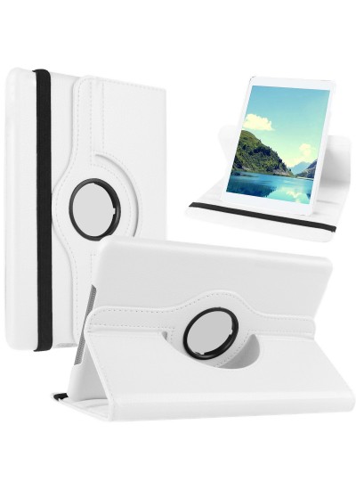 FitCase 8 inç Universal 360 Derece Dönen Standlı Kılıf Beyaz FitCase 8 inç Universal 360 Derece Dönen Standlı Kılıf Beyaz
