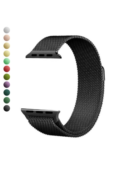 FitCase Apple Watch 38 40 41 mm Uyumlu Milano Manyetik Metal Kordon