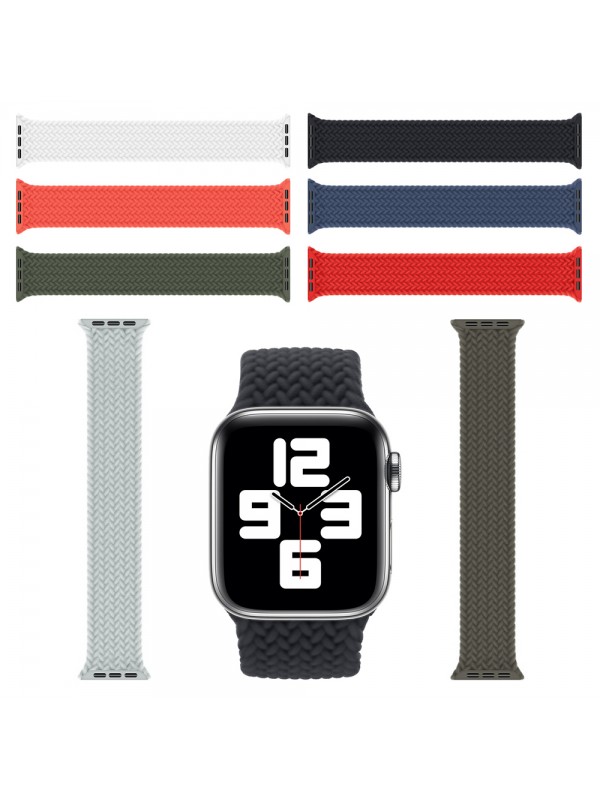FitCase Apple Watch 38 40 41 mm Uyumlu Örgü Solo Loop Silikon Kordon&hellip;