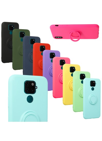 FitCase Huawei Mate 30 Lite Kılıf Viktor Ring Arka Kapak