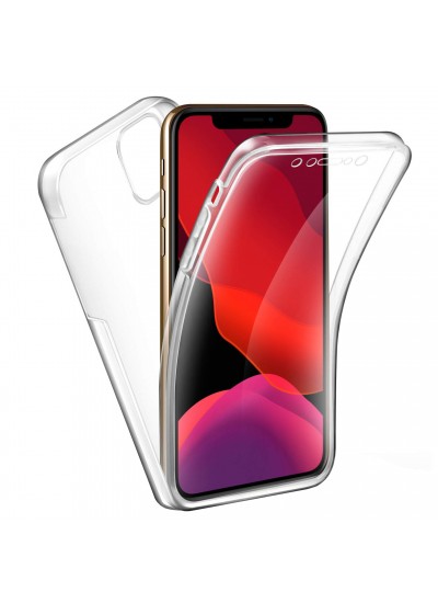 FitCase iPhone 11 Kılıf 360 Derece Korumalı Ön Arka Şeffaf