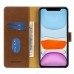 iPhone 11 Kılıf Kroko Desen Kapaklı Cüzdanlı