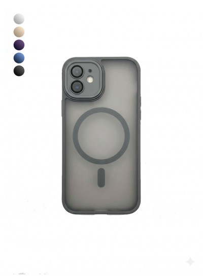 FitCase iPhone 12 Kılıf Soft Mat Magsafe Lensli Kapak
