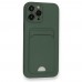 FitCase iPhone 13 Pro Max Cardy Soft Delikli Kartlık Cepli Silikon Kapak