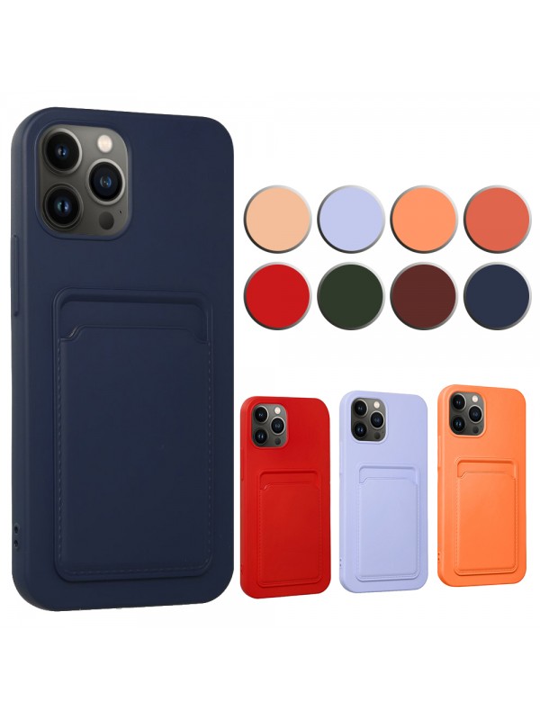 FitCase iPhone 13 Pro Max Cardy Soft Kartlık Cepli Silikon Kapak…