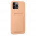 FitCase iPhone 13 Pro Max Cardy Soft Kartlık Cepli Silikon Kapak
