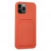 FitCase iPhone 13 Pro Max Cardy Soft Kartlık Cepli Silikon Kapak