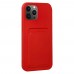 FitCase iPhone 13 Pro Max Cardy Soft Kartlık Cepli Silikon Kapak