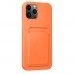 FitCase iPhone 13 Pro Max Cardy Soft Kartlık Cepli Silikon Kapak
