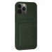 FitCase iPhone 13 Pro Max Cardy Soft Kartlık Cepli Silikon Kapak