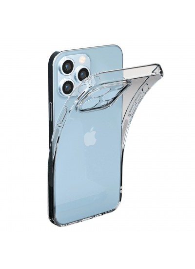 iPhone 14 Pro Max Kılıf Kamera Korumalı Silikon Şeffaf Arka Kapak