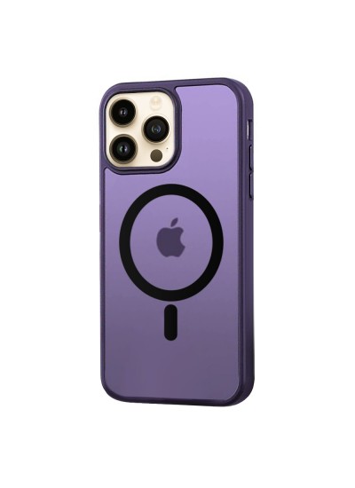 FitCase iPhone 14 Pro Max Magsafe Özellikli Mor Seri Kapak