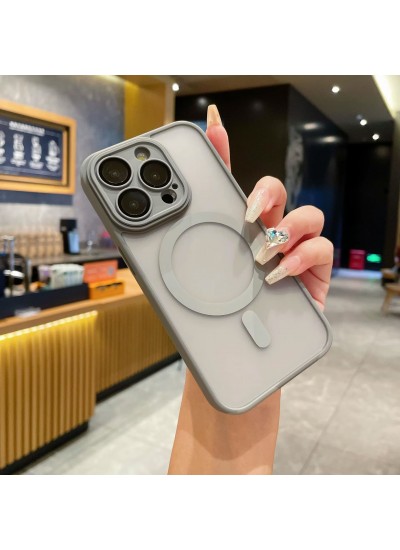 FitCase iPhone 15 Pro Kılıf Soft Mat Magsafe Lensli Kapak