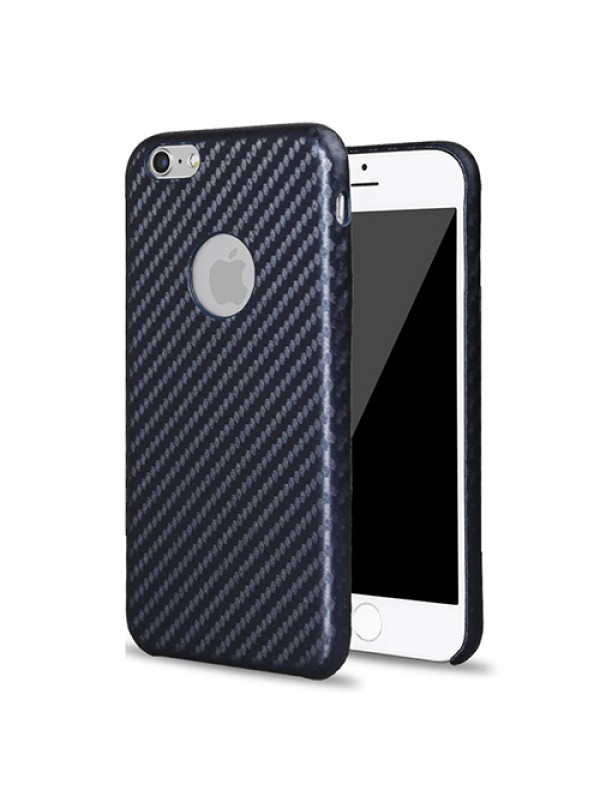 FitCase iPhone 6-6s Plus Carbon Desen Arka Kapak Lacivert…