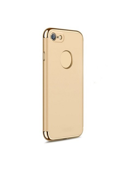 FitCase iPhone 7 / 8 Kılıf Golden Frame Arka Kapak Gold