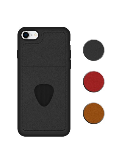 FitCase iPhone 7 / 8 Kılıf Proda Deri Tek Kartlık Cepli Kapak