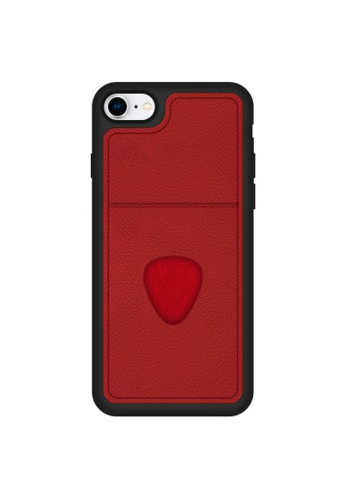 FitCase iPhone 7 / 8 Kılıf Proda Deri Tek Kartlık Cepli Kapak