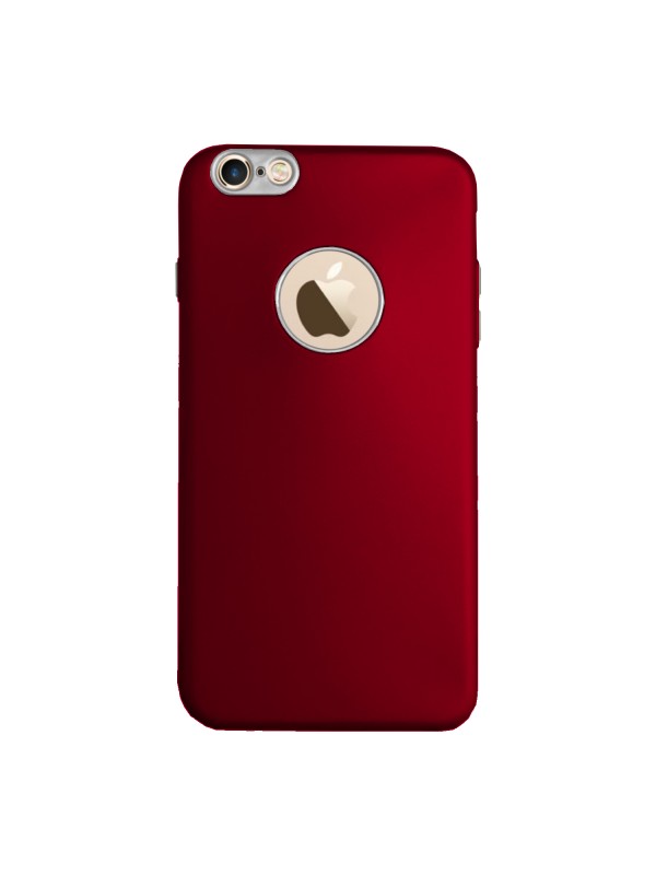 FitCase iPhone 7-8 Metal Kamera Korumalı Silikon Arka Kapak Kırmızı…